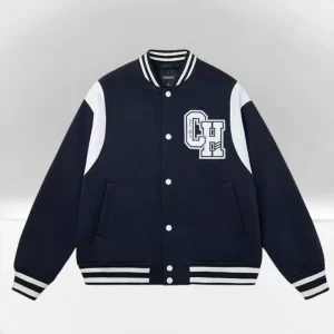 áo khoác Varsity Jacket CH fabric navy