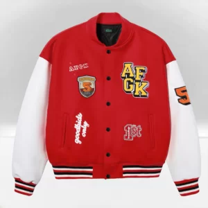 Áo Varsity Jacket A FEW GOOD KIDS Red White