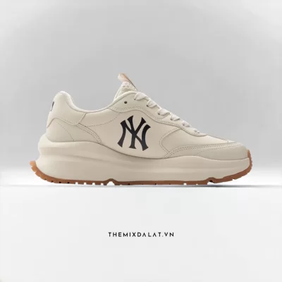 Giày MLB Chunky Runner Basic New York Yankees Cream