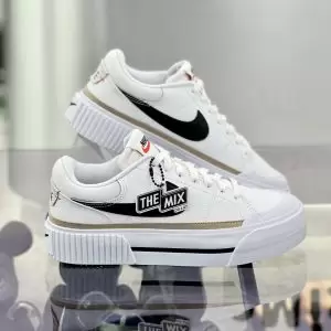 Giày Nike Court Legacy Lift White Black
