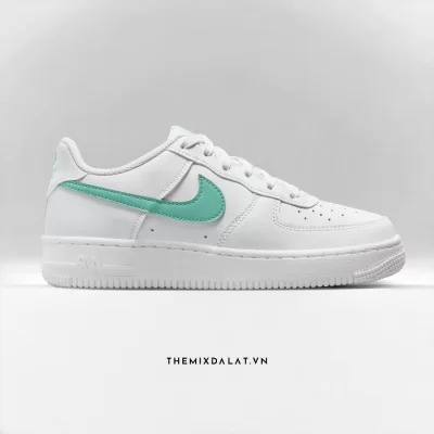 Giày Nike Air Force 1 GS AF1 White Emerald Rise