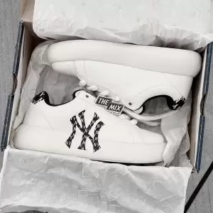 Giày MLB Chunky Classic Base Heel Monogram New York Yankees