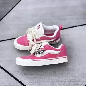 Giày Vans Knu Skool Retro Pink True White