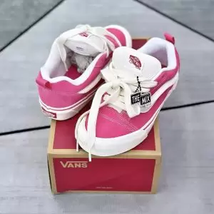 Giày Vans Knu Skool Retro Pink True White