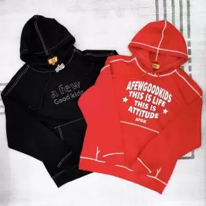 Hoodie AFGK Red Letters