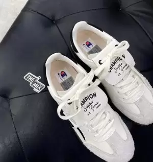 Giày Champion Essentials Champ T-Trainer White Black