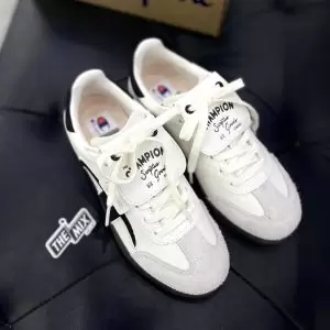 Giày Champion Essentials Champ T-Trainer White Black