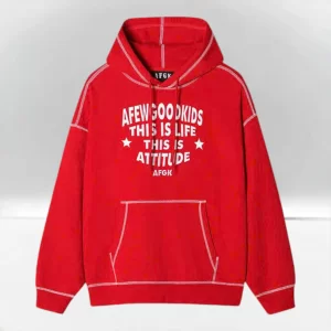 Hoodie AFGK Red Letters