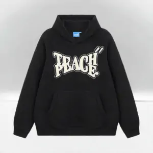 Áo fur hoodie Teach Peach