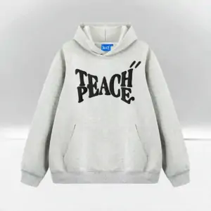 Áo Hoodie Teach Peach Basic Logo